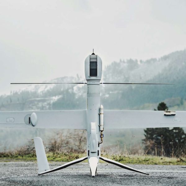 Airbus’s Flexrotor is a compact VTOL uncrewed aircraft that can operate from small ship decks and deliver long-endurance maritime surveillance with electro-optical and infrared sensors (Picture Source: Airbus)