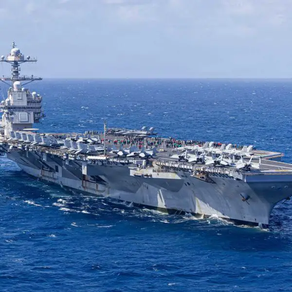 USS Gerald R. Ford, the U.S. Navy’s most powerful aircraft carrier, remains a key asset in sustained combat operations in Iran despite recent onboard disruptions.
