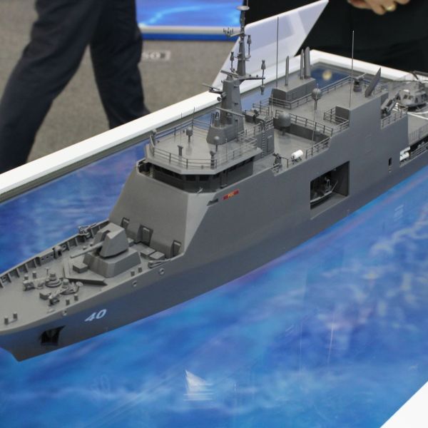 The offshore patrol vessel (OPV) 93, the first of the Patrullero Oceánico Colombiano class, is fully developed and built in Cartagena.