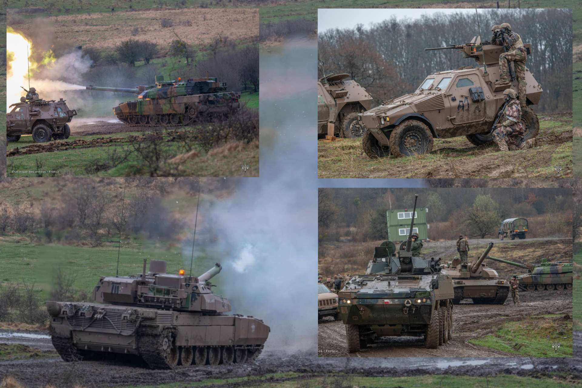 French Leclerc tanks and Polish Rosomak infantry vehicles conducted a coordinated live-fire exercise at Cincu, strengthening NATO’s combat readiness and interoperability on its eastern flank (Picture Source: NATO Battlegroup Romania)