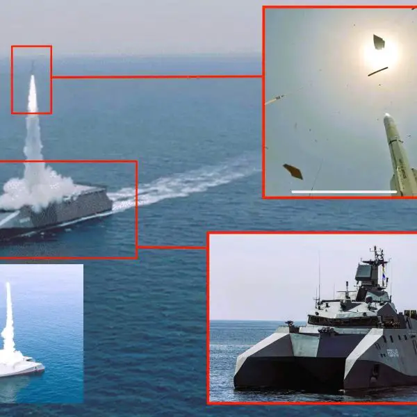 Iran’s IRGC Navy has publicly demonstrated a shipborne launch of the long-range Sayyad-3G air defense missile from the warship Shahid Sayyad Shirazi during drills in the Strait of Hormuz, signaling expanded naval air defense reach in a critical maritime corridor (Iranian Media / IRGC Navy)