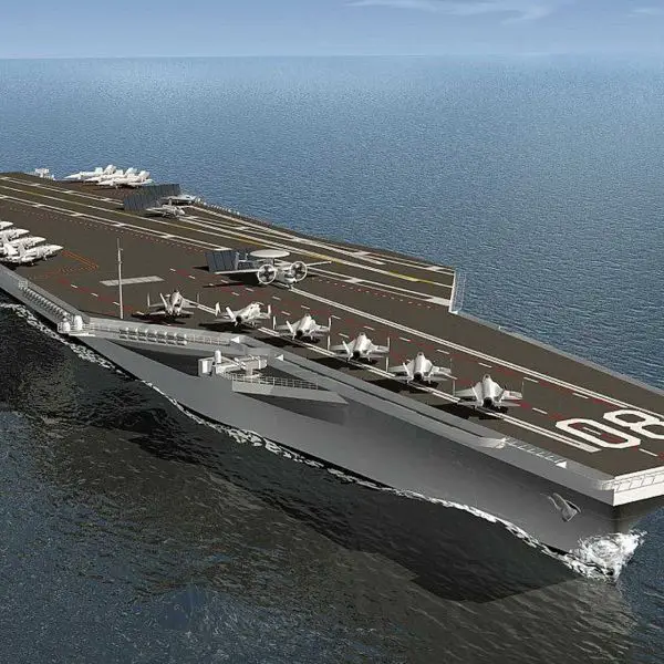 The new USS Enterprise (CVN-80) is connected directly to its two predecessors by physically recycling 16 tonnes of steel from the 1961 nuclear carrier and incorporating four original windows saved from the decorated World War II carrier. (Picture source: US DoD)