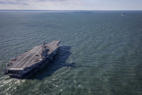 The most likely second U.S. aircraft carrier intended for deployment near Iran is the USS George H.W. Bush (CVN 77), a Nimitz-class aircraft carrier that has been completing training exercises off the coast of Virginia. (Picture source: U.S. Navy)