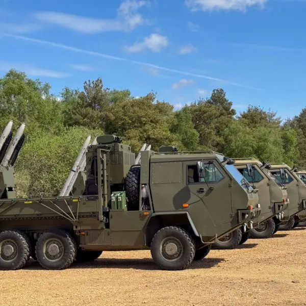 UK-supplied Raven and Gravehawk air-defence systems deployed in Ukraine combine high-mobility launch platforms with infrared-guided air-to-air missiles adapted for ground use, enabling rapid engagement of drones, helicopters, and low-flying aircraft while strengthening short-range and point air defence against Russian aerial threats (Picture source: UK MoD).