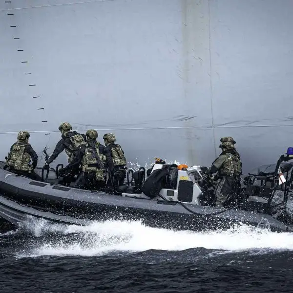 Future implications linked to this legal mechanism could include UK's Royal Navy surface ships stopping and detaining vessels, supported by surveillance aircraft and potentially special forces boarding teams if authorized. (Picture source: UK MoD)