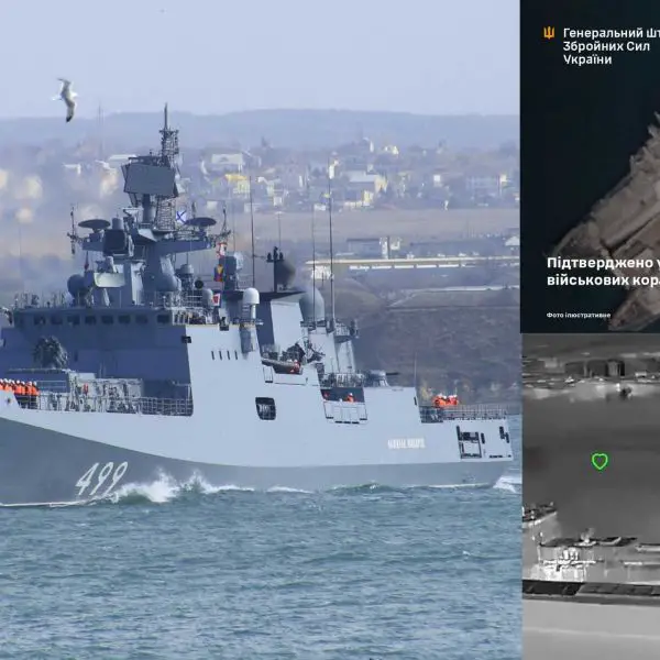 The limited number of available Admiral Grigorovich-class frigates, only three, increases the operational importance of each unit, as each unit's damage directly reduces Russia's missile strike capacity against Ukrainian cities. (Picture source: Russian and Ukrainian MoD)