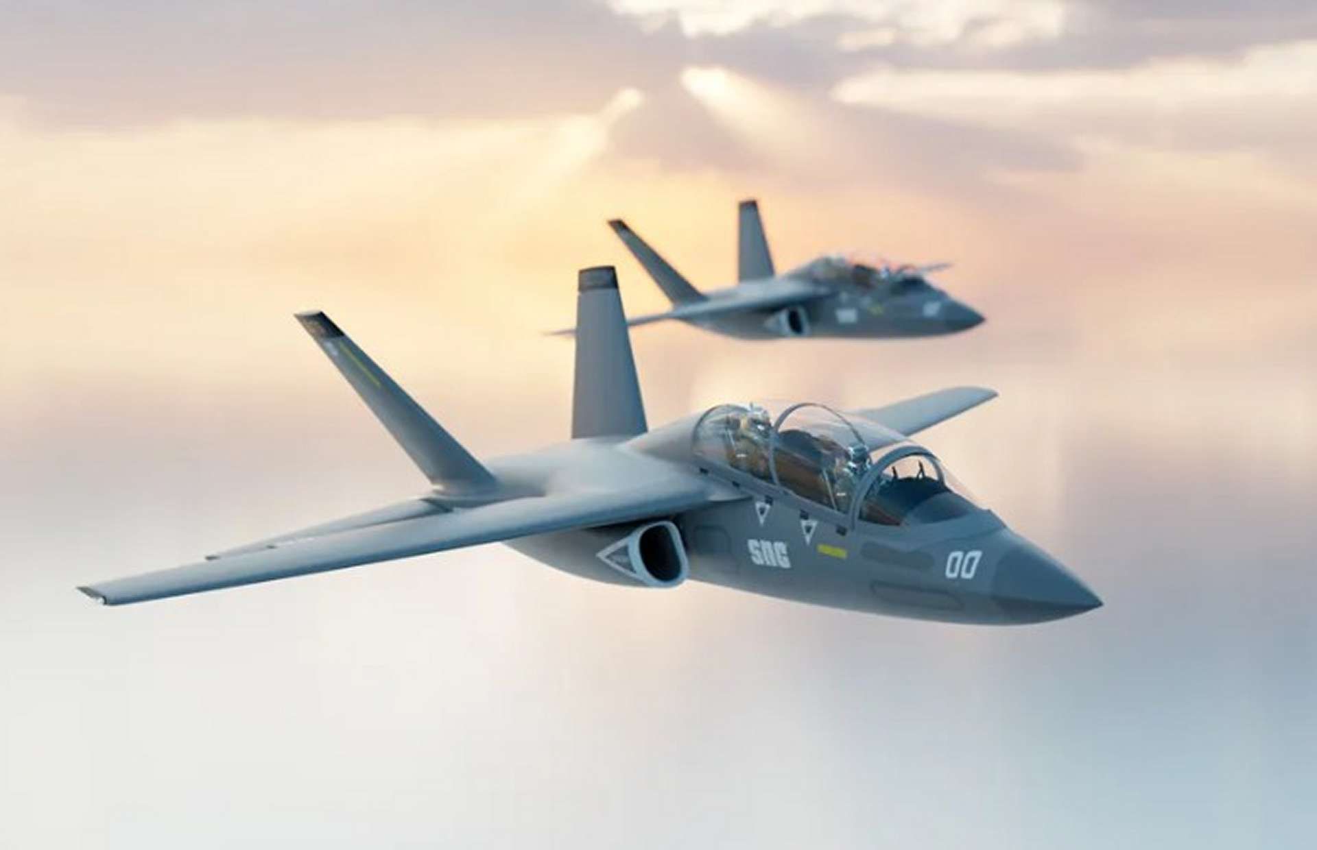 SNC Freedom Trainer is a clean-sheet, naval-optimized jet with advanced digital systems and low operating costs, is designed to integrate seamlessly with the Navy’s live-virtual-constructive training network (Picture source: SNC).