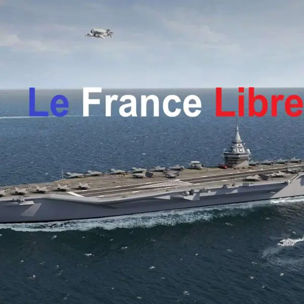 France’s future nuclear-powered aircraft carrier, reportedly to be named France Libre, will replace Charles de Gaulle with a larger 78,000-ton design featuring electromagnetic catapults, stronger self-defense systems, and expanded air wing capacity to project French naval air power farther and more effectively in high-intensity operations (Picture source: French MoD).