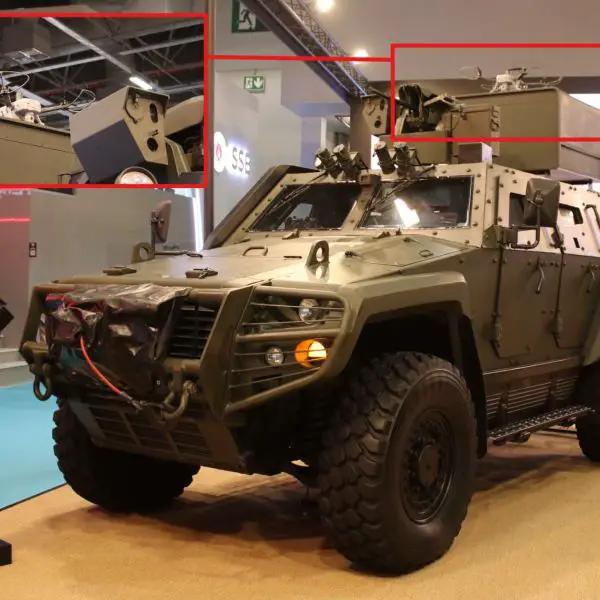 Otokar’s Cobra II equipped with DASAL’s BEE EATER drone system gives frontline NATO units a protected mobile reconnaissance capability with autonomous aerial surveillance (Picture Source: Army Recognition Group)