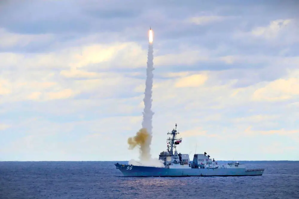 The U.S. Navy is seeking $7.3 billion to rapidly expand Tomahawk and SM-6 missile procurement after sustained combat operations exposed critical gaps in strike and air defense inventories (Picture Source: U.S. Navy)