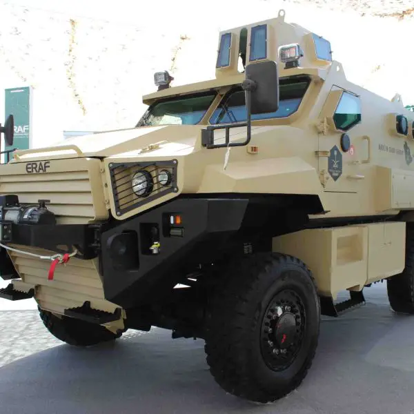 In terms of size, the Saudi Tares III-16TC1 MRAP possesses an overall length of 6.91 m, a width of 2.82 m, and a height of 2.635 m, which increases to 3.625 m when a turret is fitted. (Picture source: Army Recognition)