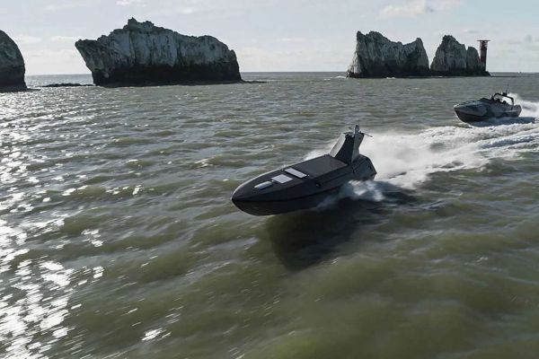 The Royal Navy has received 20 Kraken K3 Scout uncrewed surface vessels under Project Beehive, strengthening UK maritime surveillance, littoral strike development, crewed-uncrewed operations, and rapid tactical experimentation (Picture source: UK MoD).
