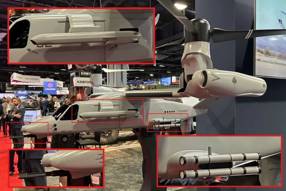 Bell’s MV-75A Cheyenne II concept reveals a potential U.S. Marine tiltrotor capable of combining troop transport with precision strike, close air support and maritime denial roles (Picture source: Brian Everstine / Edited by Army recognition Group)