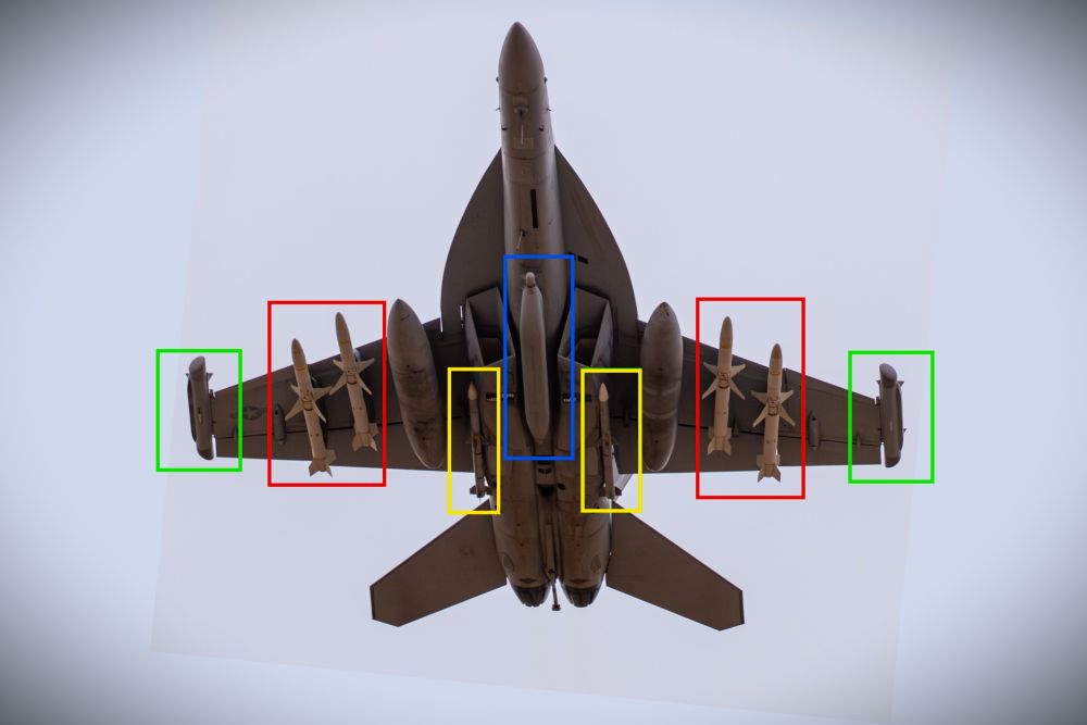 U.S. Central Command released a rare image of an EA-18G Growler in Operation Epic Fury, revealing a mixed electronic warfare loadout that highlights how the U.S. is executing sustained air defense suppression against Iranian targets (Picture Source: U.S. CENTCOM)