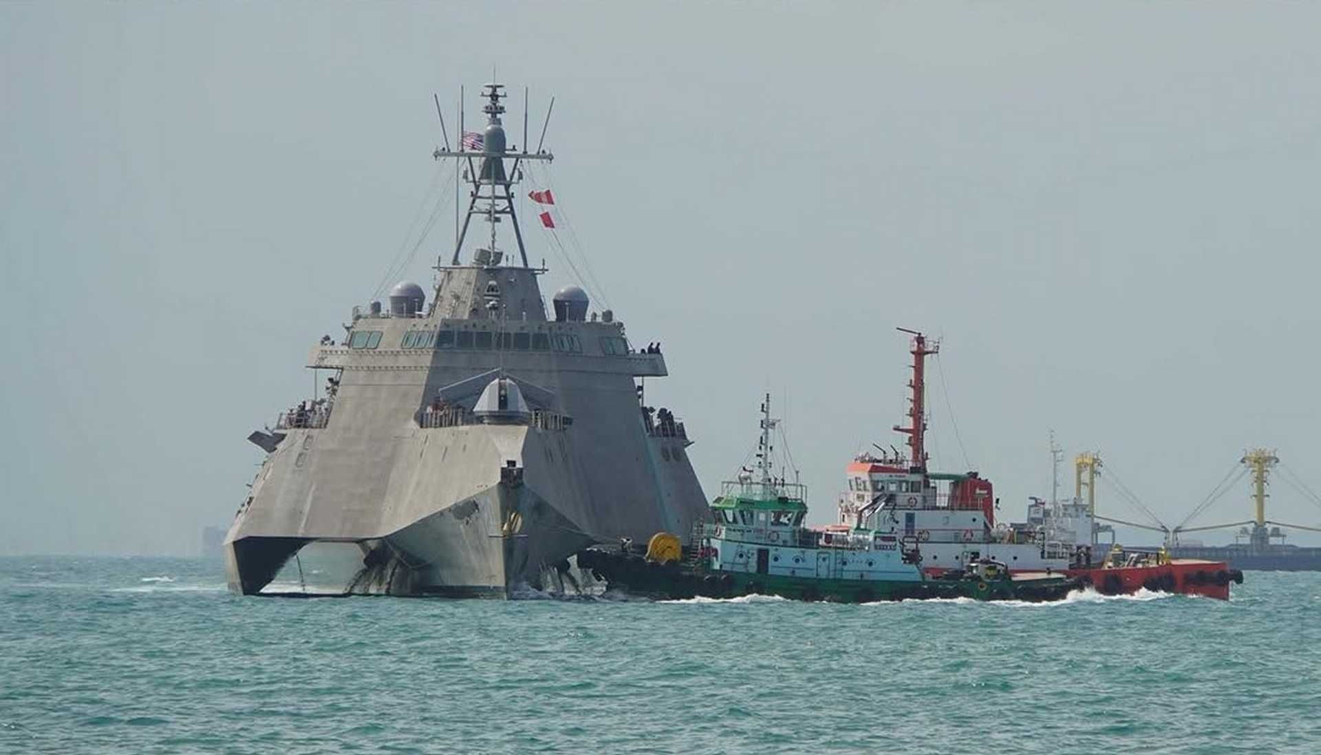 Since entering service in October 2019, the USS Cincinnati conducted operations around Hawaii and Guam, transits and activities in the South China Sea, and port visits and exercises with countries such as Singapore, Malaysia, the Philippines, Timor-Leste, Brunei, and Indonesia. (Picture source: Kodaeral IV)