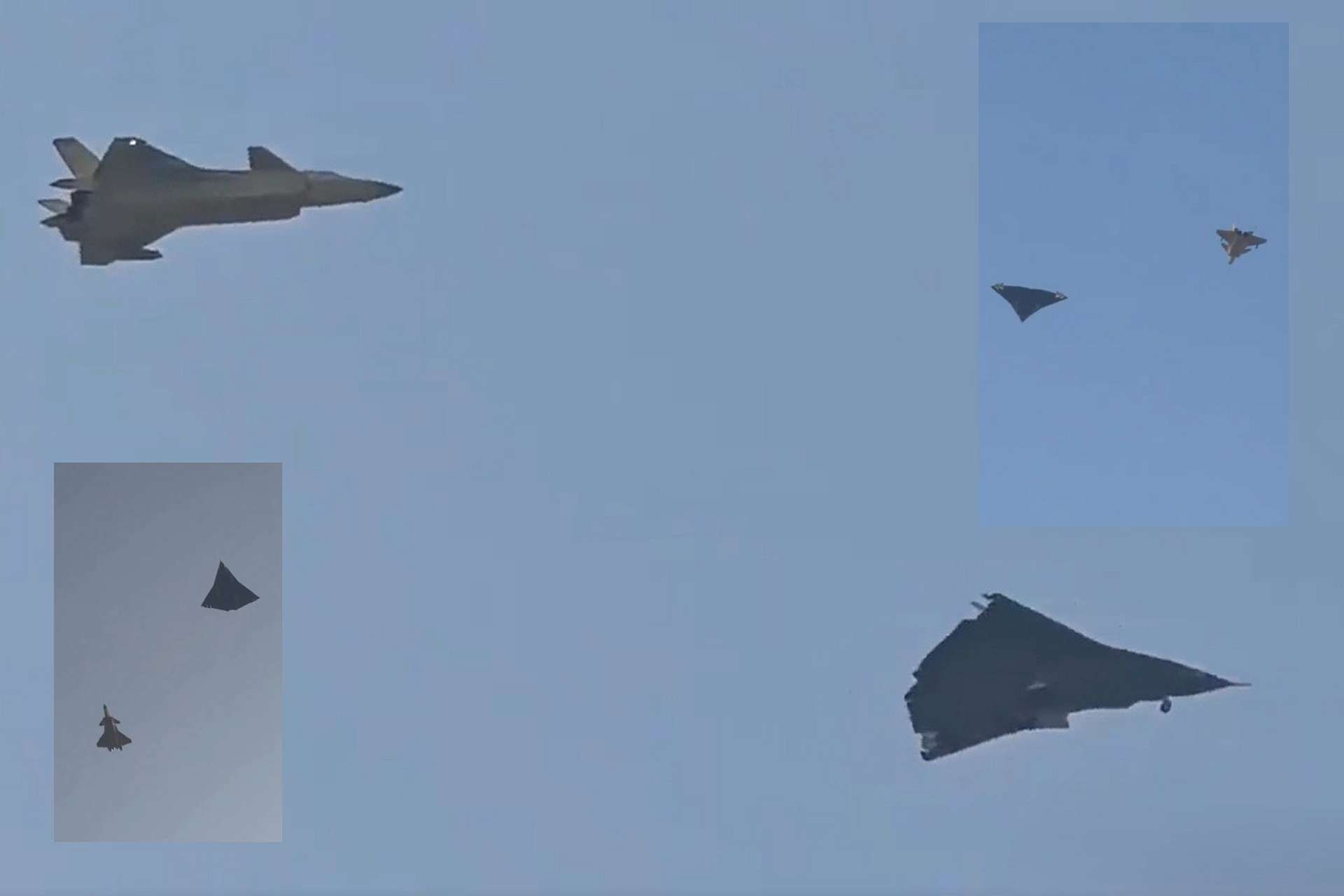 China’s J-36 is a sixth-generation stealth prototype focused on long range sensing and teaming, while the J-20 is a fifth-generation PLAAF stealth fighter that serves as its frontline air superiority jet (Picture Source: Chinese Social Media)