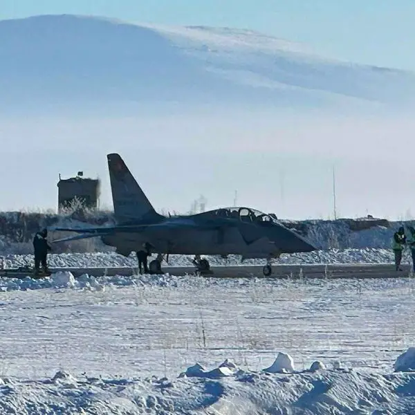 The cold-weather trials in Erzurum evaluated the Hürjet’s performance across ground and flight operations in subzero conditions representative of real-world air force basing environments (Picture Source: Anadolu Agency)