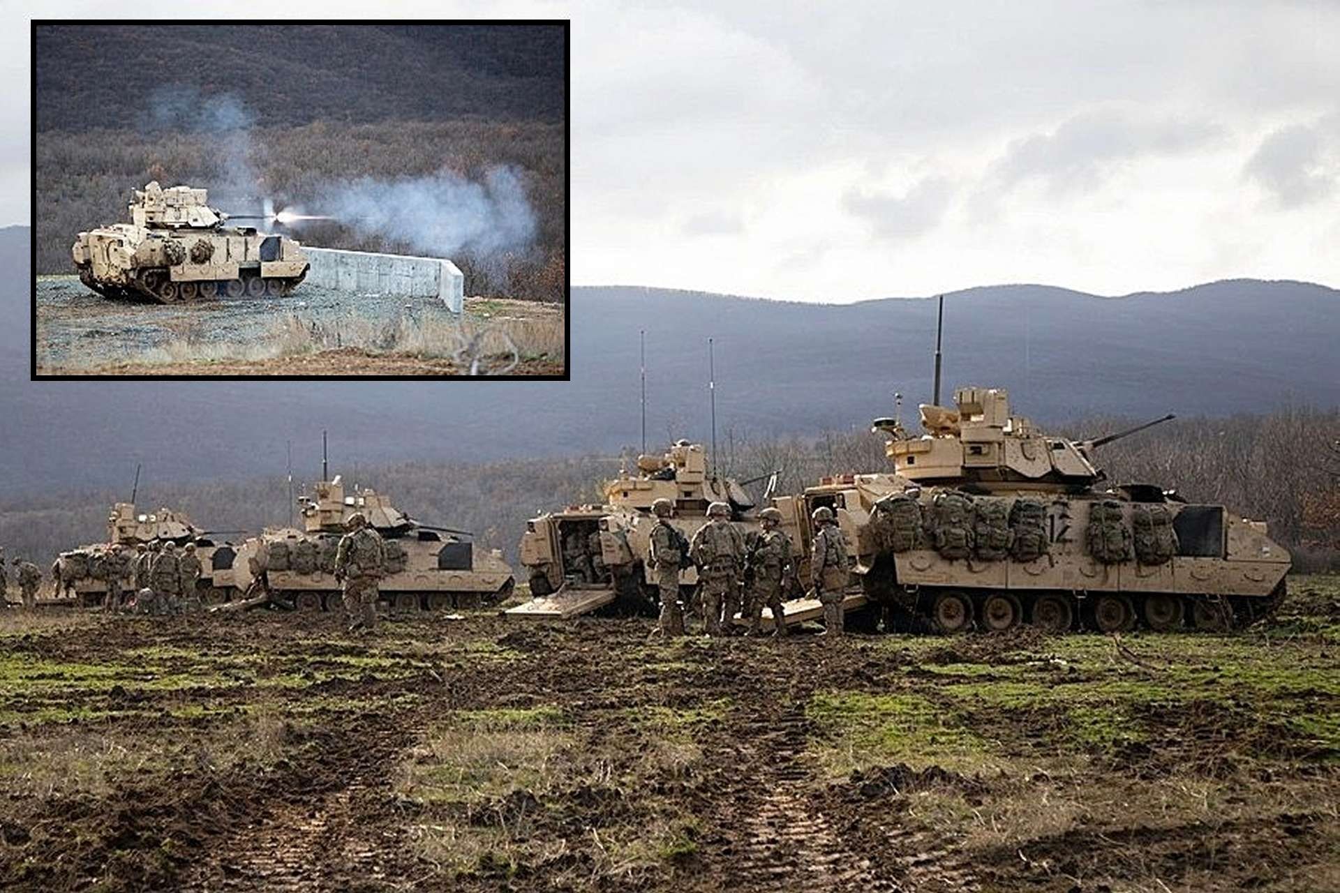 U.S. Army Bradley crews from the 1st Infantry Division carried out a platoon-level live fire in Bulgaria on December 5, a training event that sharpened NATO’s forward armored readiness near the Black Sea (Picture Source: DVIDS)