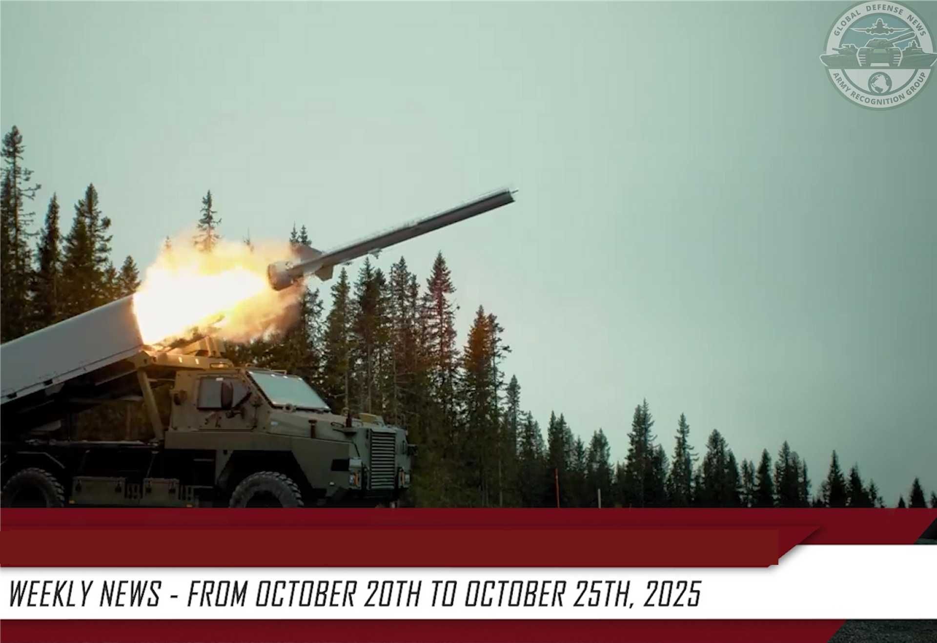 Global Defense Highlights: Strikemaster NMS test in Norway, Chunmoo 3.0 MLRS debut, Shield AI’s X-BAT unmanned jet, France commissions FDI frigate, USS Nimitz sails final mission in South China Sea – Week of October 20–25, 2025