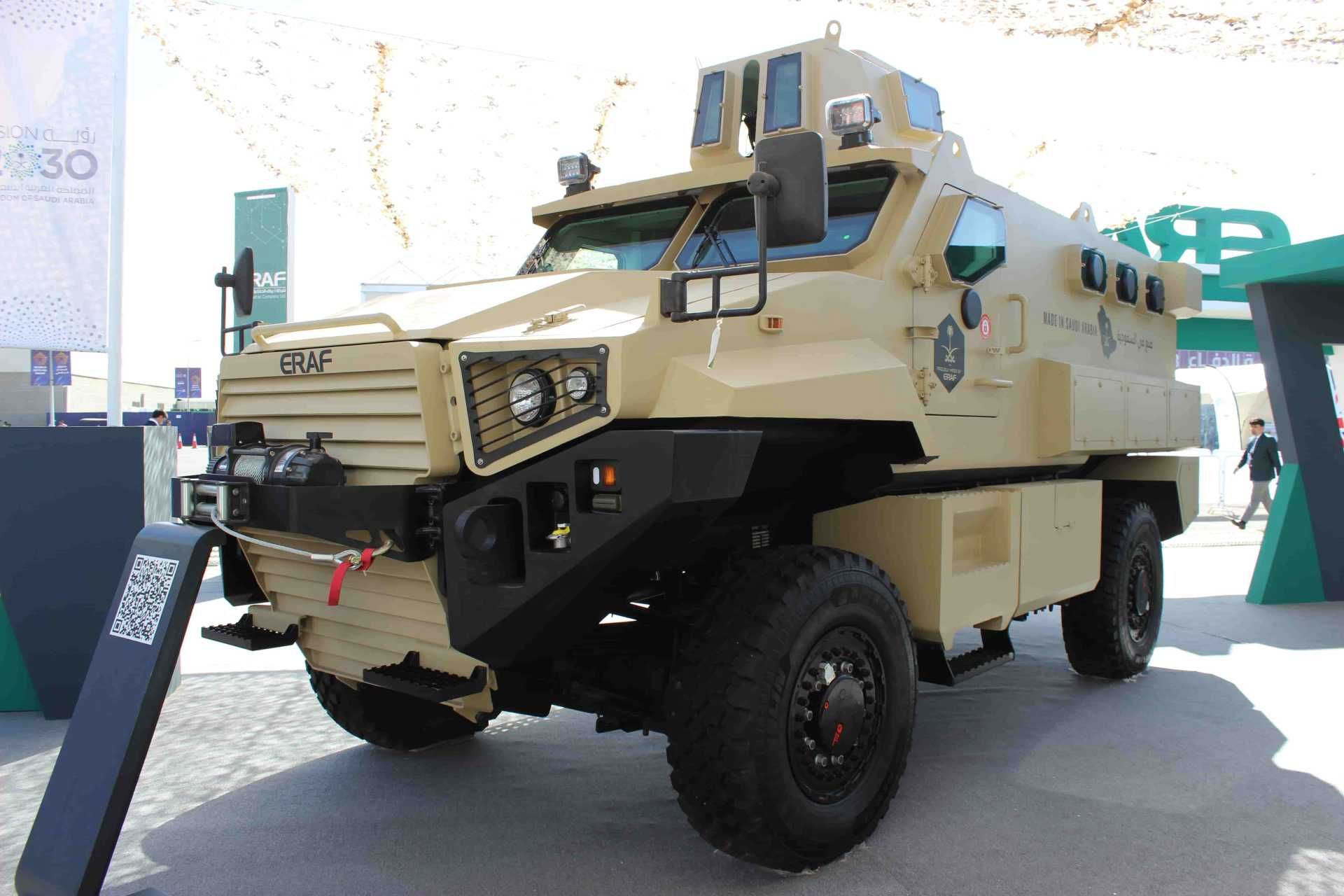 In terms of size, the Saudi Tares III-16TC1 MRAP possesses an overall length of 6.91 m, a width of 2.82 m, and a height of 2.635 m, which increases to 3.625 m when a turret is fitted. (Picture source: Army Recognition)