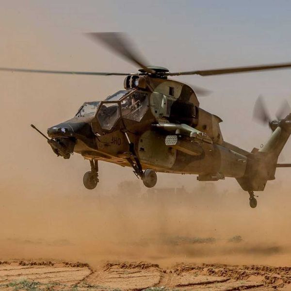 The engagements carried out by the Tiger helicopters seem to have relied exclusively on the GIAT 30M 781 30mm cannon, as no employment of Mistral air-to-air missiles or laser-guided rockets was reported at this stage. (Picture source: French Army)