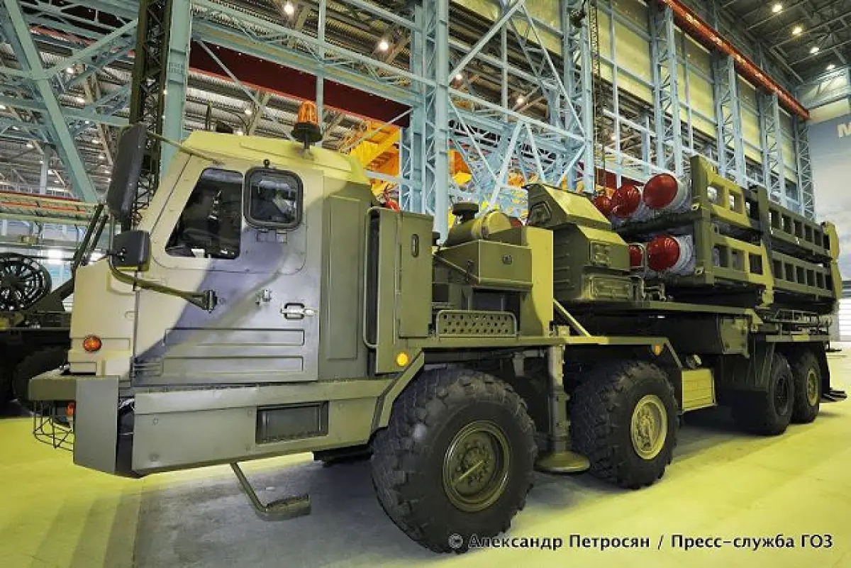 50P6 TEL truck transporter erector launcher S-350
