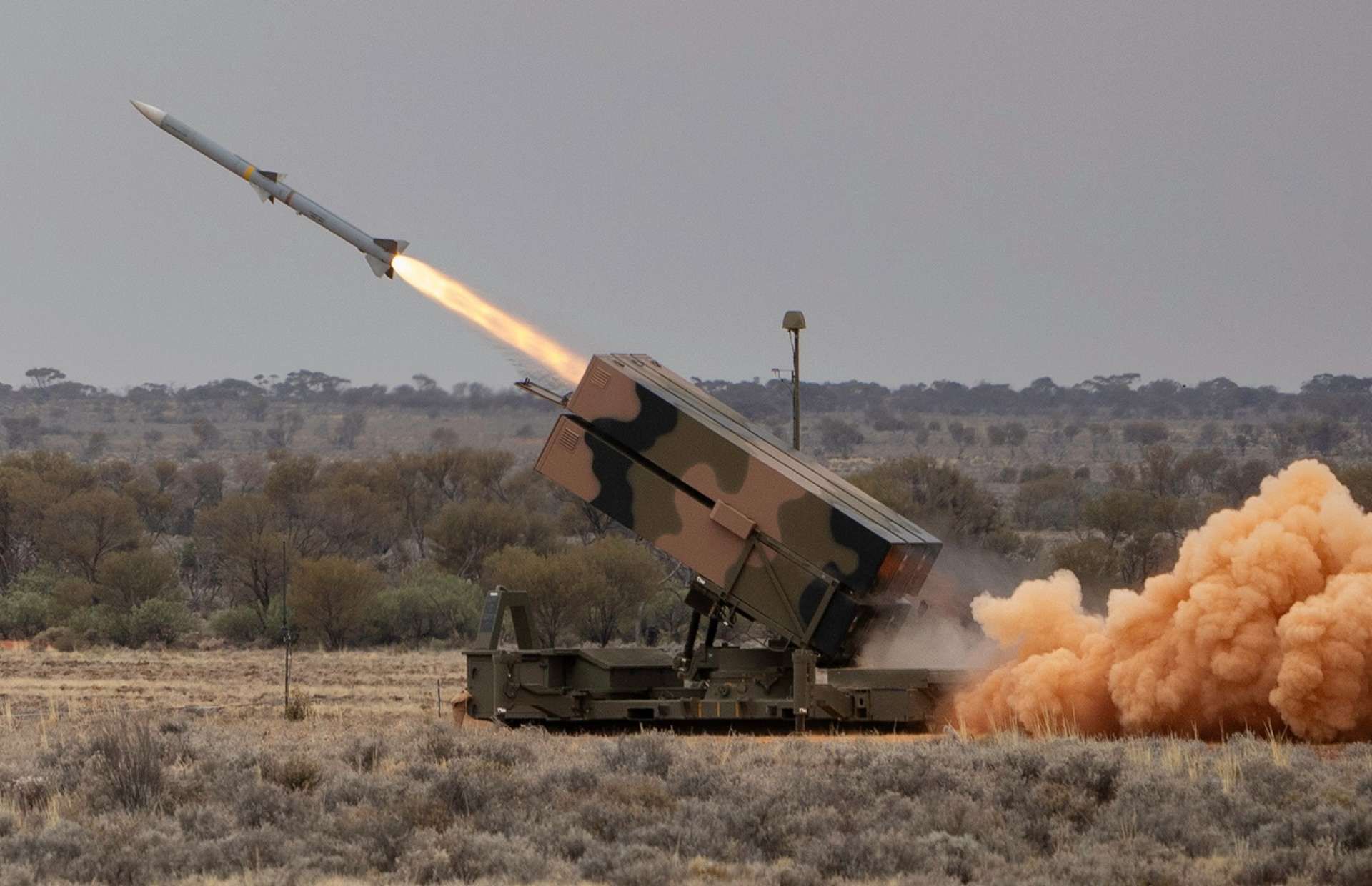 Belgium is acquiring NASAMS systems to reinforce air and base defense as part of its new counter-drone strategy following repeated incursions over key NATO facilities, including Kleine-Brogel Air Base (Picture source: Australian MoD).