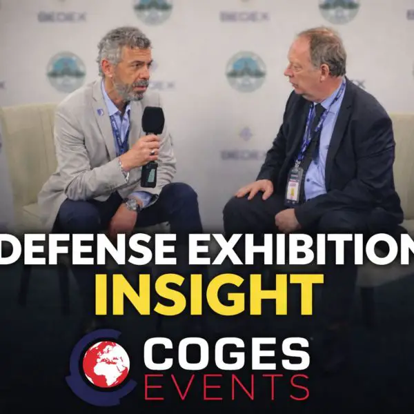 General Charles Beaudoin and Alain Servaes during Bedex 2026 (Picture source: Army Recognition Group)