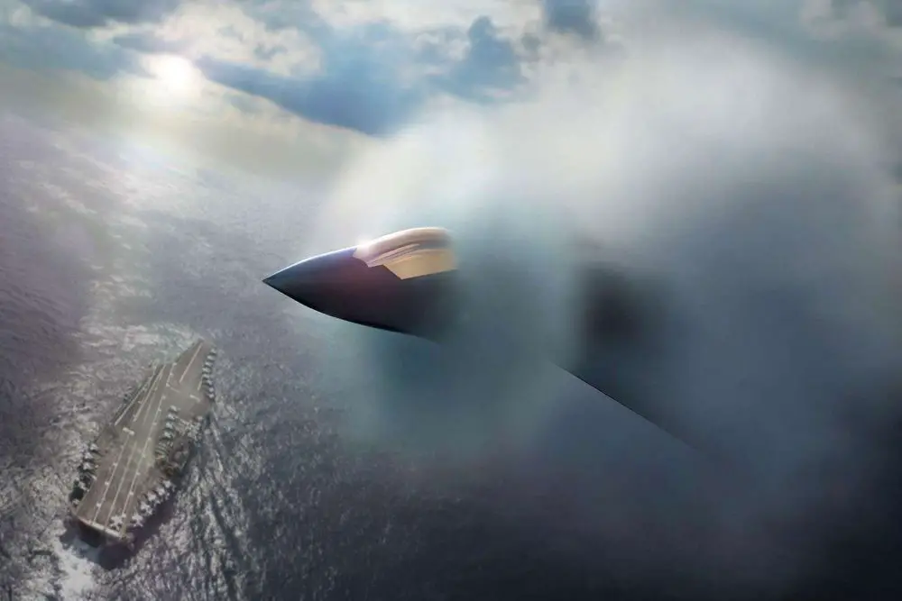 The Pentagon is accelerating the U.S. Navy’s F/A-XX sixth-generation carrier fighter to sustain air dominance in the 2030s, advancing a stealthier, longer-range networked jet combining sensors, electronic attack, and manned-unmanned teaming to operate inside air-defense and missile threat rings (Picture source: Boeing).