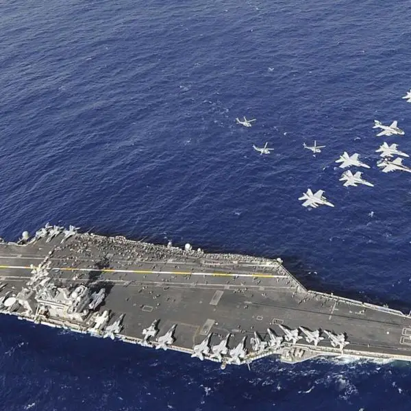 USS Nimitz Carrier Strike Group gives the U.S. a visible rapid strike option near Cuba as pressure rises on Havana. (Picture source: US Navy)