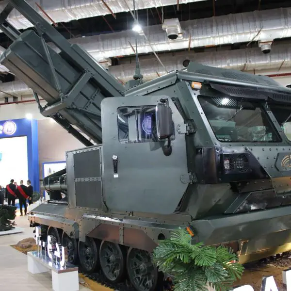 Rad'a 300 is Egypt’s new tracked multi-calibre launcher, delivering mobile long-range precision rocket and deep strike firepower (Picture source: Army Recognition Group).