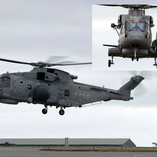 The United Kingdom has deployed a Royal Navy Merlin helicopter equipped with the Crowsnest airborne radar system to Cyprus, extending over-the-horizon surveillance and strengthening air defense coverage around RAF Akrotiri against drones and other aerial threats in the Eastern Mediterranean (Picture Source: UK MoD)