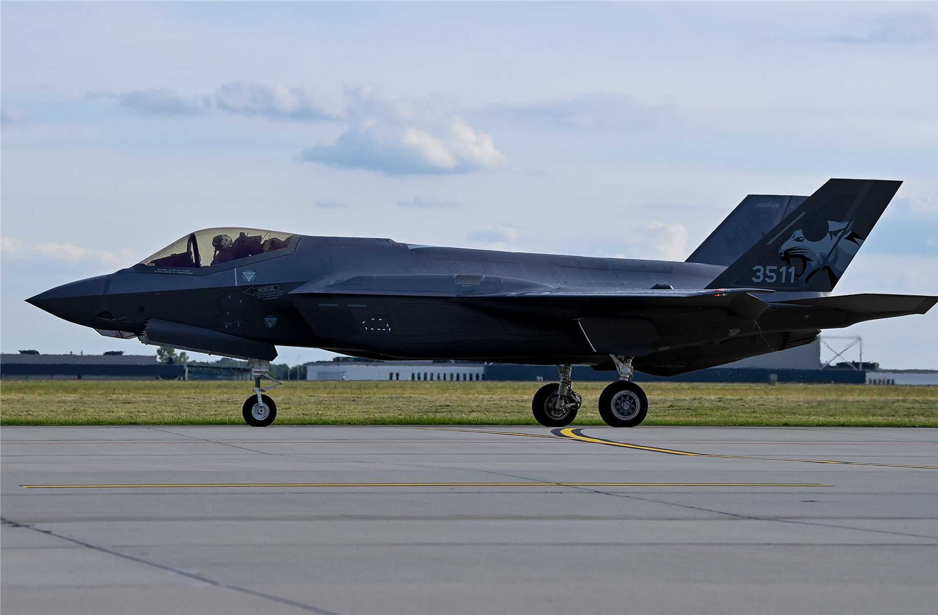 The first three American-made F-35A Lightning II combat aircraft purchased by Poland arrive at Łask Air Base on May 22, 2026, marking the beginning of fifth-generation air combat capability for the Polish Air Force.