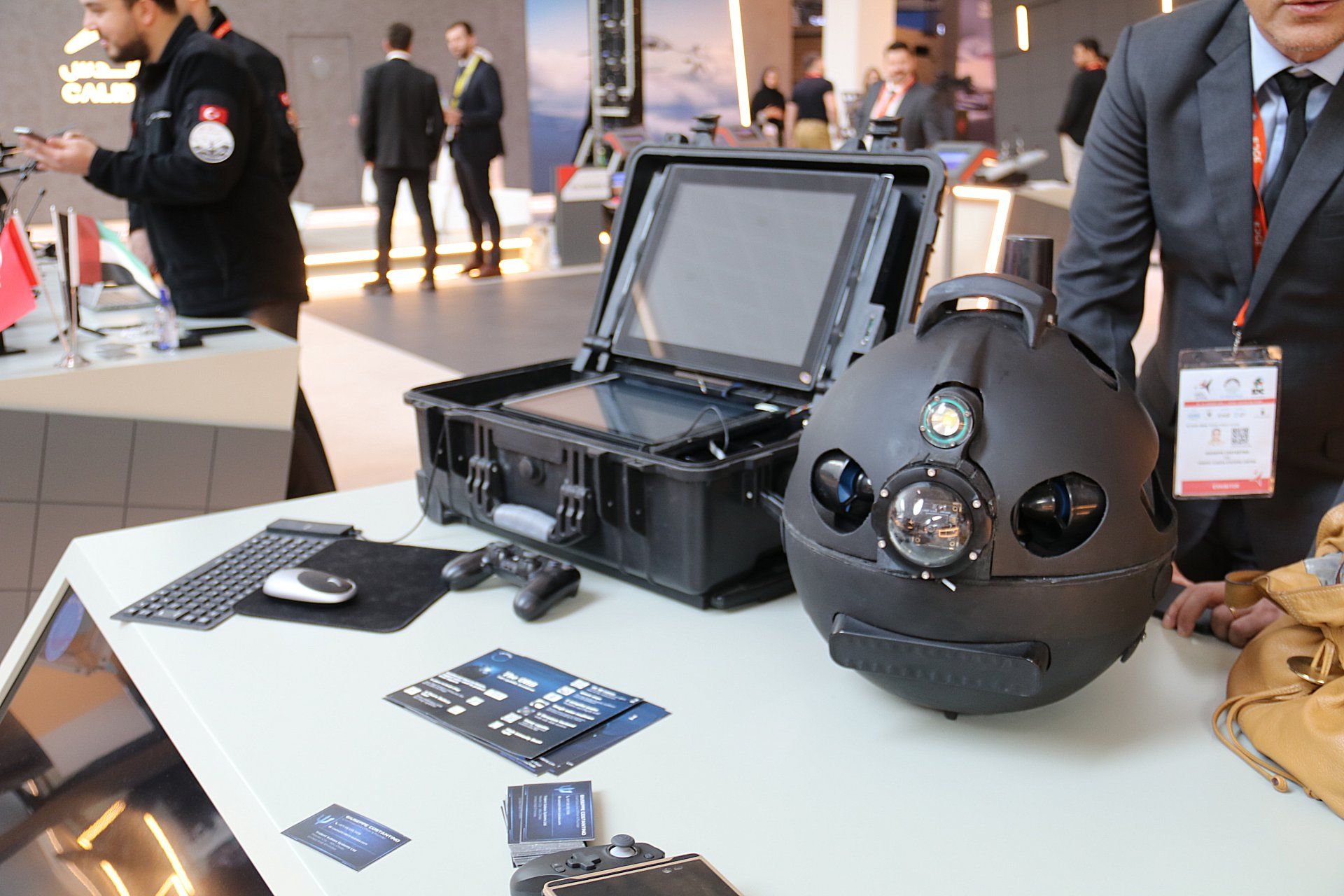 Trident Subsea Systems showcases the ORB SAR underwater robot at UMEX 2026, highlighting its compact design and advanced sonar-navigation suite tailored for military search and rescue operations in zero-visibility environments.