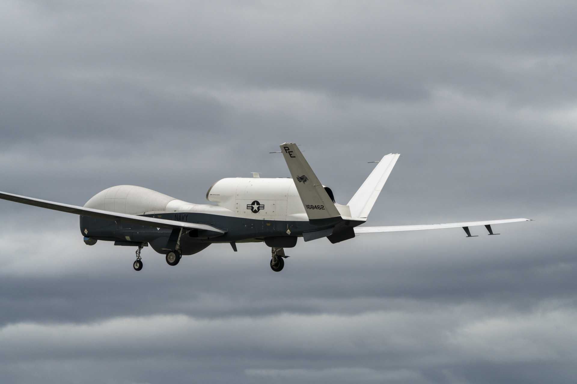 U.S. Navy MQ-4C Triton is a high-altitude long-endurance unmanned aerial vehicle designed for persistent maritime intelligence, surveillance, and reconnaissance missions, capable of monitoring vast Indo-Pacific regions for over 24 hours using advanced radar and sensor systems.