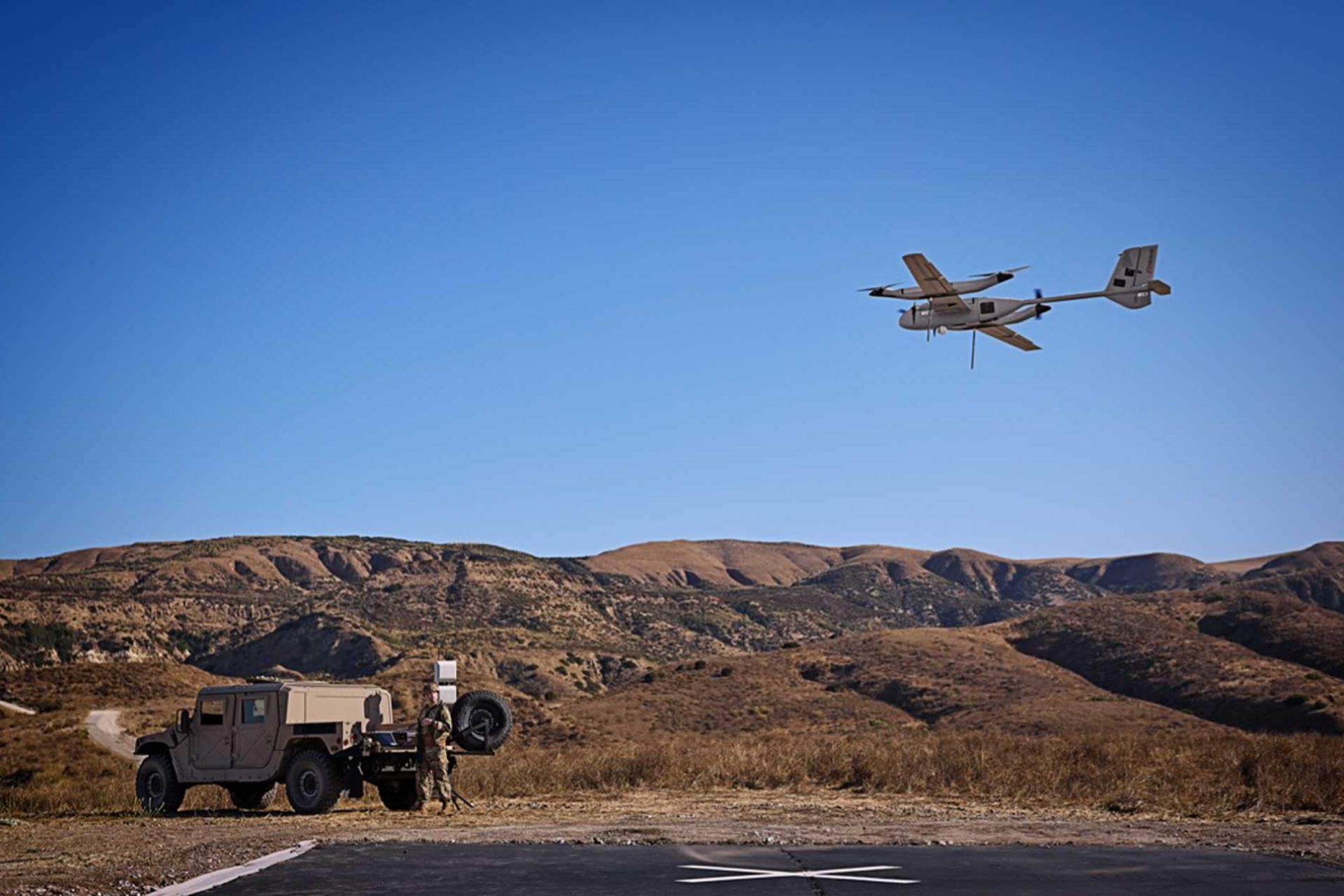 The P550 UAS is a modular, AI-enabled tactical drone developed by AeroVironment, delivering long-endurance ISR, targeting, and strike capabilities with rapid field reconfiguration and multi-mission adaptability for U.S. Army operations.