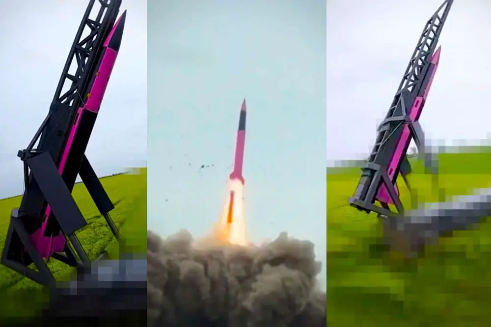 Ukraine’s successful FP-7.x guided maneuvering flight marks an early but important step toward the FREYJA anti-ballistic missile system, a project that could strengthen both Ukraine’s air defenses and Europe’s future missile-defense architecture (Fire Point / Edited by Army Recognition Group)