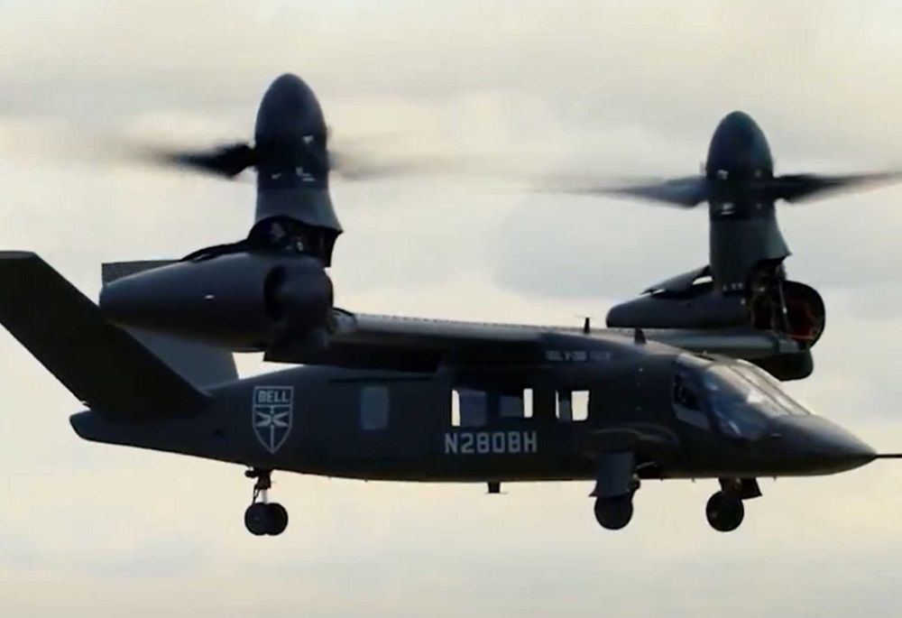U.S. Army MV-75 Cheyenne II next-generation tiltrotor aircraft demonstrates high-speed, long-range air assault capability, designed to replace the UH-60 Black Hawk and enable deep operations in contested environments.