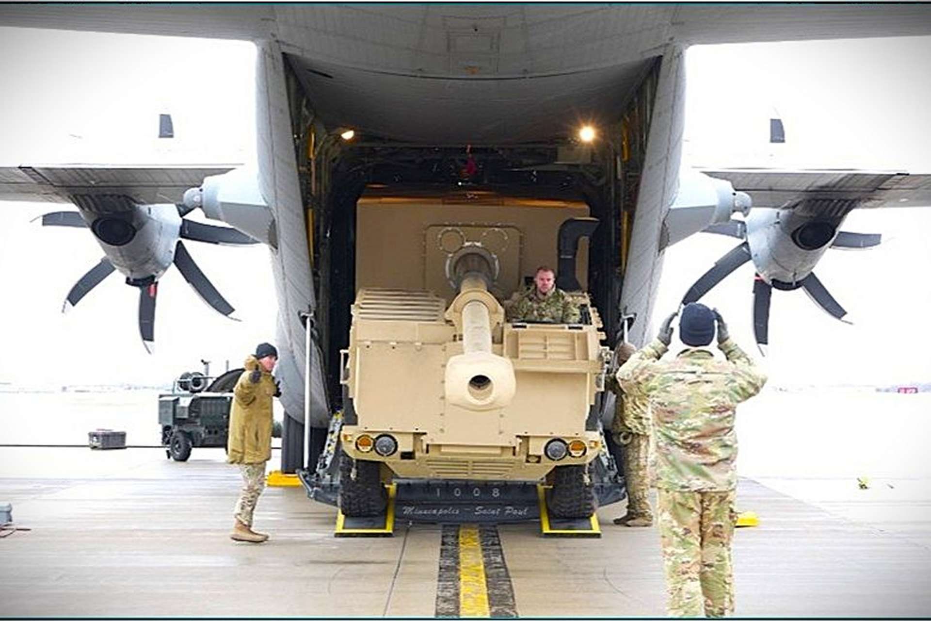 BAE Systems has revealed its MDACS 155 mm cannon system armed with Hypervelocity Projectiles, aiming to provide a mobile and lower-cost defense against drones, cruise missiles and aerial saturation attacks (Picture Source: BAE Systems)