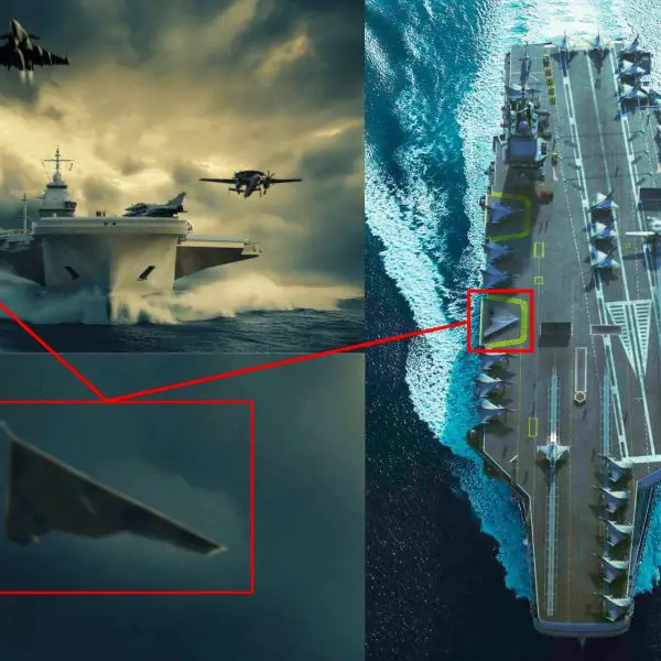 France’s France Libre carrier program highlights a growing emphasis on integrating stealth unmanned systems into future naval air operations alongside traditional carrier-based fighters (Picture Source: NAVAL Group / DGA)