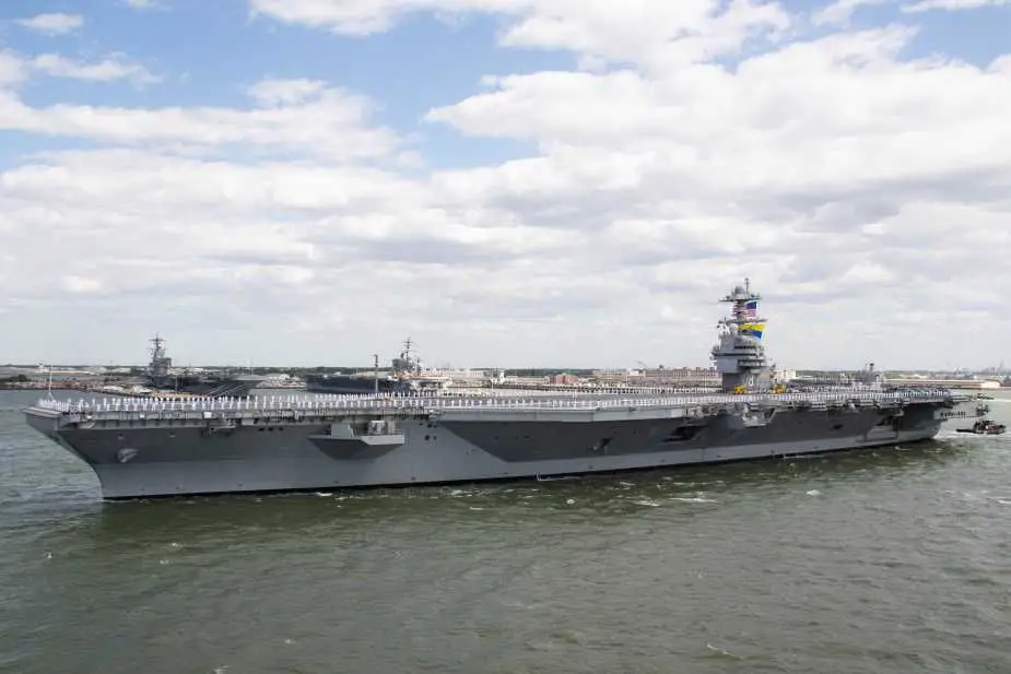 USS Gerald R. Ford operates with a core crew of approximately 2,600 sailors, significantly fewer than Nimitz-class carriers, thanks to advanced automation and integrated systems that streamline engineering, logistics, and maintenance operations. (Pictures source: U.S. Department of War)