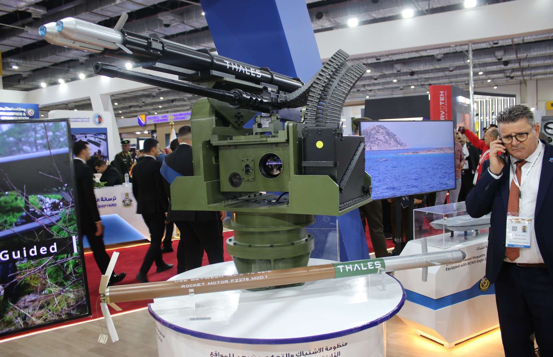 X29 remote weapon station with 12.7 mm gun and twin FZ275 laser-guided 70 mm rockets, offering remote day/night precision fire out to 7 km (Picture source: Army Recognition Group).