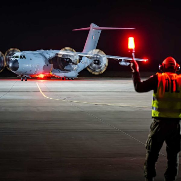 As each converted A400M would deploy up to 12 missiles per sortie, four A400M motherships could deliver up to 48 missiles in a single wave, providing a level of firepower comparable to dedicated strike formations. (Picture source: French Air Force)