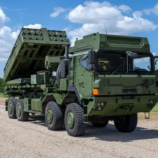 Spain moves toward defense sovereignty as Rheinmetall and EM&E propose a fully national rocket artillery system under the SILAM program, aiming to strengthen technological autonomy and industrial resilience, with a Rheinmetall‑Lockheed Martin GMARS launcher shown here for illustrative purposes only (Picture Source: Rheinmetall)
