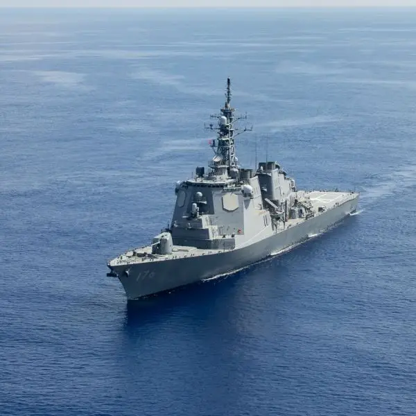 Japan’s first generation of Aegis-equipped surface combatants, the Chokai, displaces around 7,500 tons standard and up to 9,500 tons at full load, reflecting a design optimized for both endurance and multi-mission flexibility (Picture source: U.S. DoD)