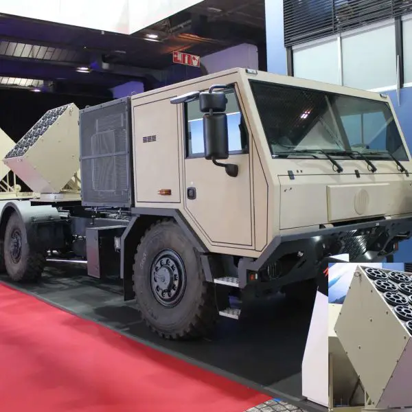 PGZ and Belma’s Modular Mine Laying System mounted on a Tatra Force 6x6 gives armies a fast, automated counter-mobility capability, able to rapidly deploy up to 600 anti-tank mines to block armored advances. Displayed at BEDEX in Brussels, the system reflects Poland’s Baobab-K program and its push into export markets (Picture source: Army Recognition Group).