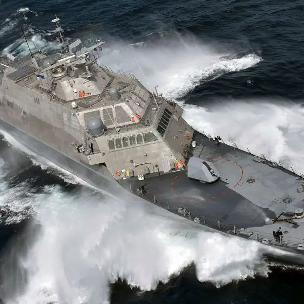 The U.S. Navy will commission USS Cleveland, the final Freedom-variant Littoral Combat Ship, on May 16, 2026, marking the end of a two-decade shipbuilding program while adding a flexible, fast-attack surface combatant to the fleet (Picture Source: Lockheed Martin)