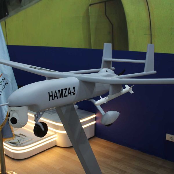 The Hamza-2 is reportedly based on the Chinese Aisheng ASN-209, a medium altitude, medium endurance tactical drone that Egypt has assembled for more than a decade. (Picture source: Army Recognition)