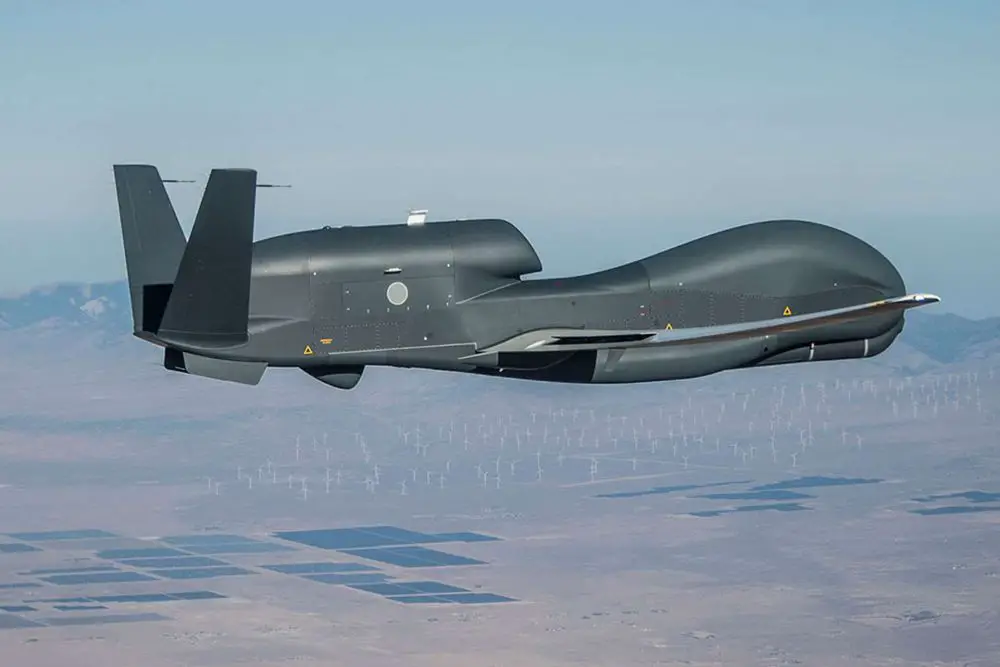 Northrop Grumman’s RangeHawk prototype will convert a high-altitude, long-endurance uncrewed aircraft into a mobile airborne test instrument for U.S. hypersonic weapons, improving telemetry collection, flight tracking, and test-range flexibility through 2031 (Picture source: Northrop Grumman).