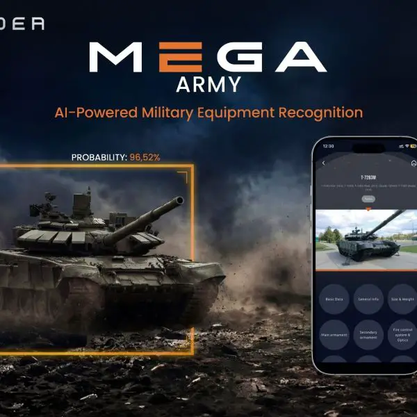 Belgium’s MEGA app uses AI to identify 1,700 military systems from smartphone images, aiming to improve battlefield awareness. (Picture source: IDDEA)